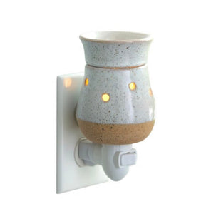 Pluggable Rustic White Fragrance Warmer