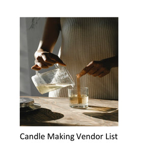 Candle Making Vendor List